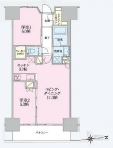 トラープランド翠命館　1106号室　間取り