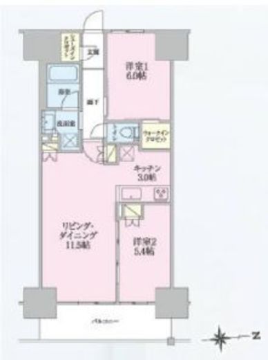 トラープランド翠命館　1303号室　間取り