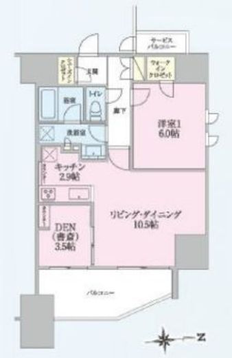トラープランド翠命館　201号室　間取り