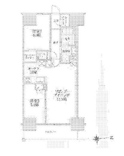トラープランド翠命館　504号室　間取り
