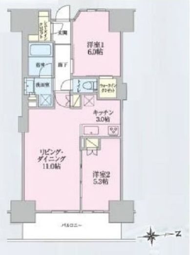 トラープランド翠命館　707号室　間取り