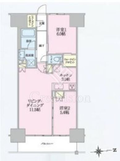 トラープランド翠命館　603号室　間取り
