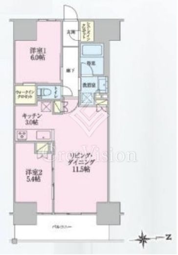 トラープランド翠命館　904号室　間取り