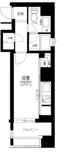 グランプレオ武蔵野　410号室　間取り
