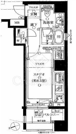グランプレオ武蔵野　909号室　間取り