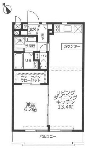 レジディア吉祥寺　316号室　間取り