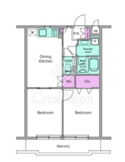 レジディア吉祥寺　106号室　間取り