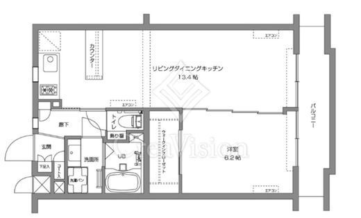 レジディア吉祥寺　314号室　間取り