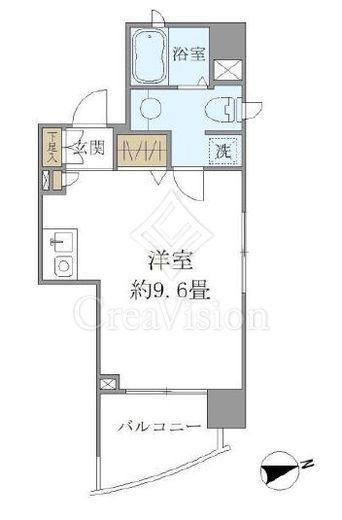 吉祥寺御殿山デュープレックスR's　1001号室　間取り