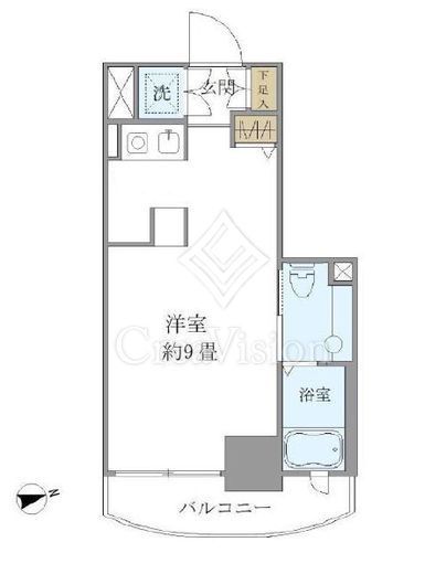 吉祥寺御殿山デュープレックスＲ’ｓ　1302号室　間取り