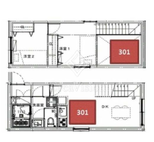 J-ARC吉祥寺 (ジェイアーク吉祥寺)　301号室　間取り