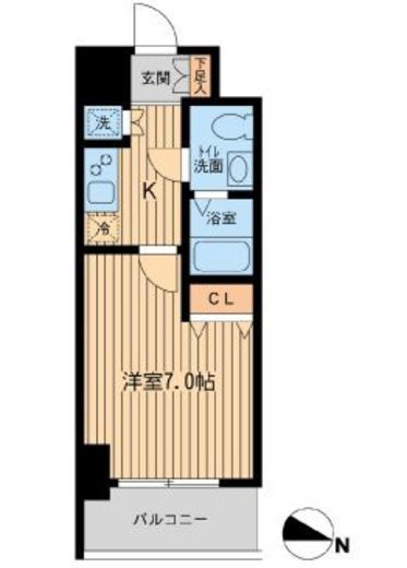 KDXレジデンス立川　602号室　間取り