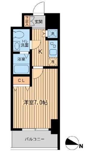 KDXレジデンス立川　807号室　間取り