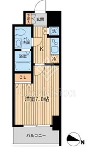 ＫＤＸレジデンス立川　705号室　間取り