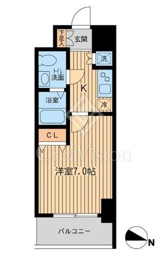 ＫＤＸレジデンス立川　1111号室　間取り