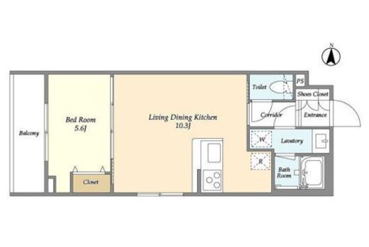 アヴァンカーサ三鷹　208号室　間取り