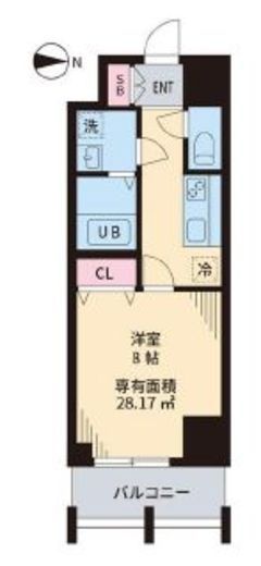 TOKIO国立タワー　1102号室　間取り