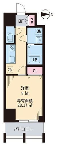 TOKIO国立タワー　403号室　間取り