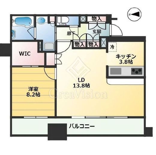 国立デュープレックスⅠ　304号室　間取り