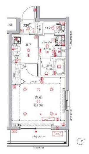 クレイシア三鷹　207号室　間取り