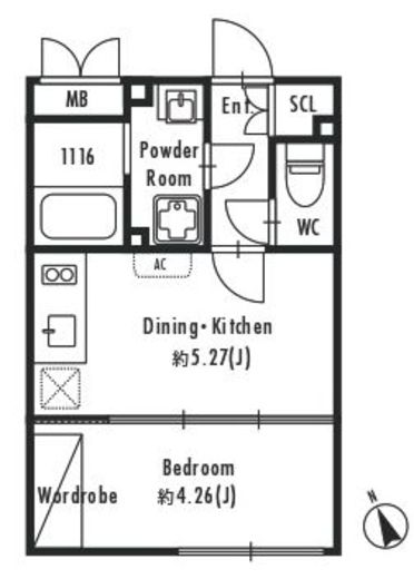 GRAN PASEO吉祥寺 (グランパセオ吉祥寺)　204号室　間取り