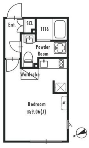 GRAN PASEO吉祥寺 (グランパセオ吉祥寺)　208号室　間取り