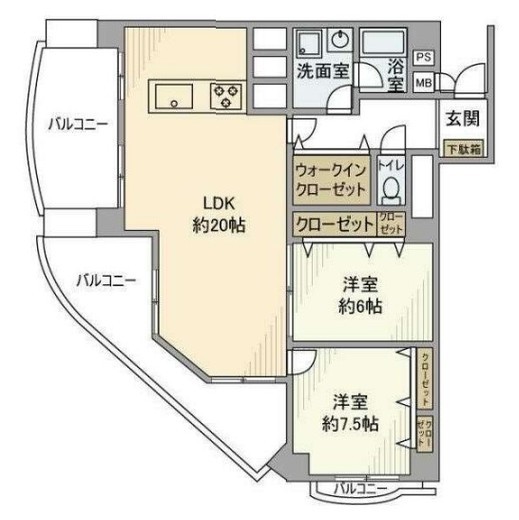 イトーピア吉祥寺マンション　803号室　間取り