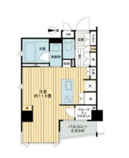 ベルジェンド三鷹ラ・ヴィエ　302号室　間取り