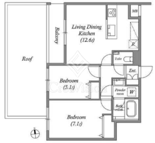 オーパスホームズ武蔵小金井　306号室　間取り