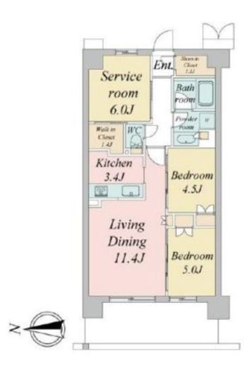 トラープランド蒼麗館　102号室　間取り