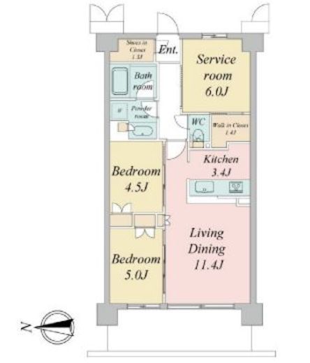 トラープランド蒼麗館　103号室　間取り