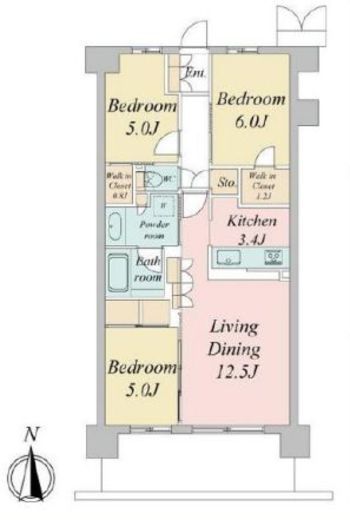 トラープランド蒼麗館　107号室　間取り