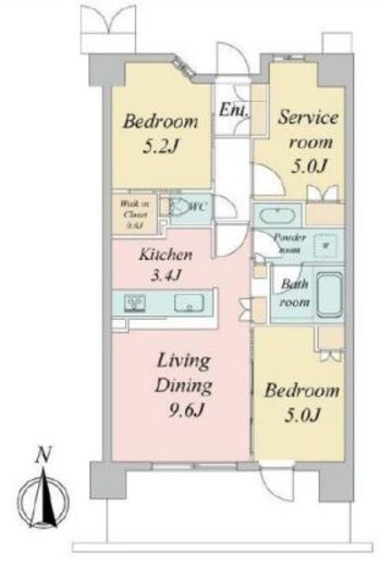 トラープランド蒼麗館　110号室　間取り