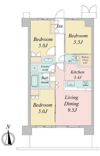 トラープランド蒼麗館　111号室　間取り