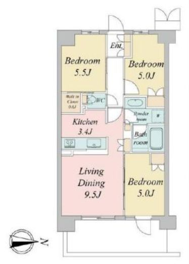 トラープランド蒼麗館　214号室　間取り