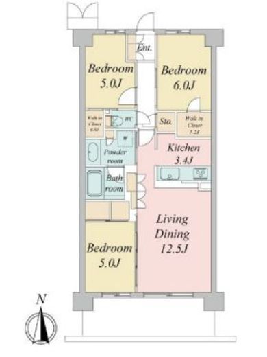 トラープランド蒼麗館　307号室　間取り