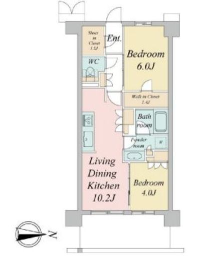 トラープランド蒼麗館　417号室　間取り