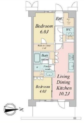 トラープランド蒼麗館　419号室　間取り