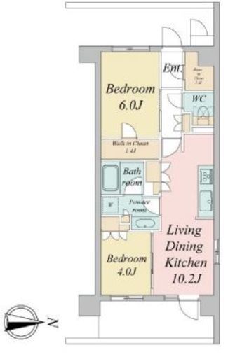 トラープランド蒼麗館　614号室　間取り