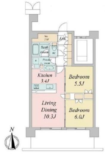 トラープランド蒼麗館　707号室　間取り