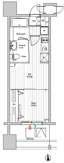 TOPAZ本厚木 (トパーズ本厚木)　1003号室　間取り