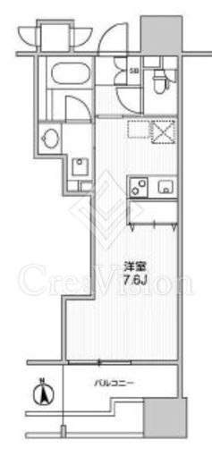 TOPAZ本厚木 (トパーズ本厚木)　1108号室　間取り