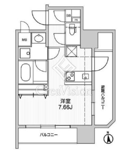 TOPAZ本厚木 (トパーズ本厚木)　1109号室　間取り