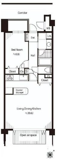 グランシティ湘南海岸マリナージュスクエア　309号室　間取り