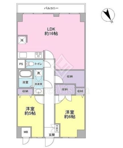 ラ・コスタ壱番館　904号室　間取り