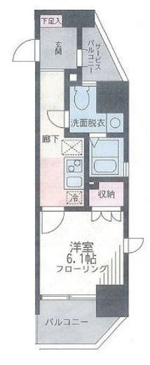 ザ・パーククロス藤沢　904号室　間取り