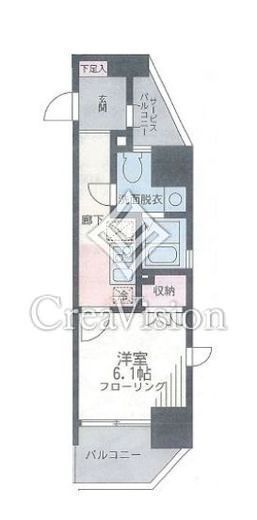 ザ・パーククロス藤沢　1004号室　間取り