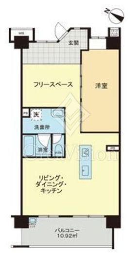 セルテシティオ湘南辻堂　203号室　間取り