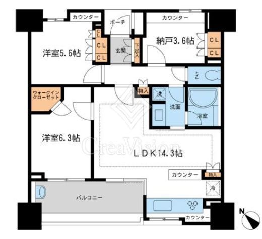 KDXレジデンス町田　903号室　間取り