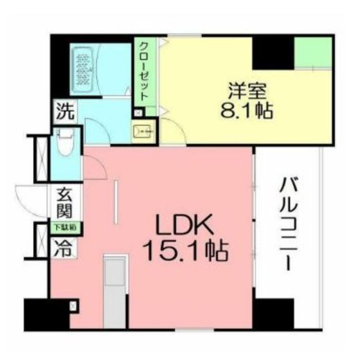 GARBO FUJISAWA　303号室　間取り